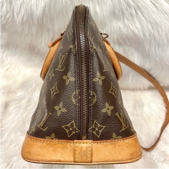 GOOD CONDITION! Authentic Louis Vuitton Alma PM Shoulder Bag Tote Handbag Purse - Picture 7 of 16